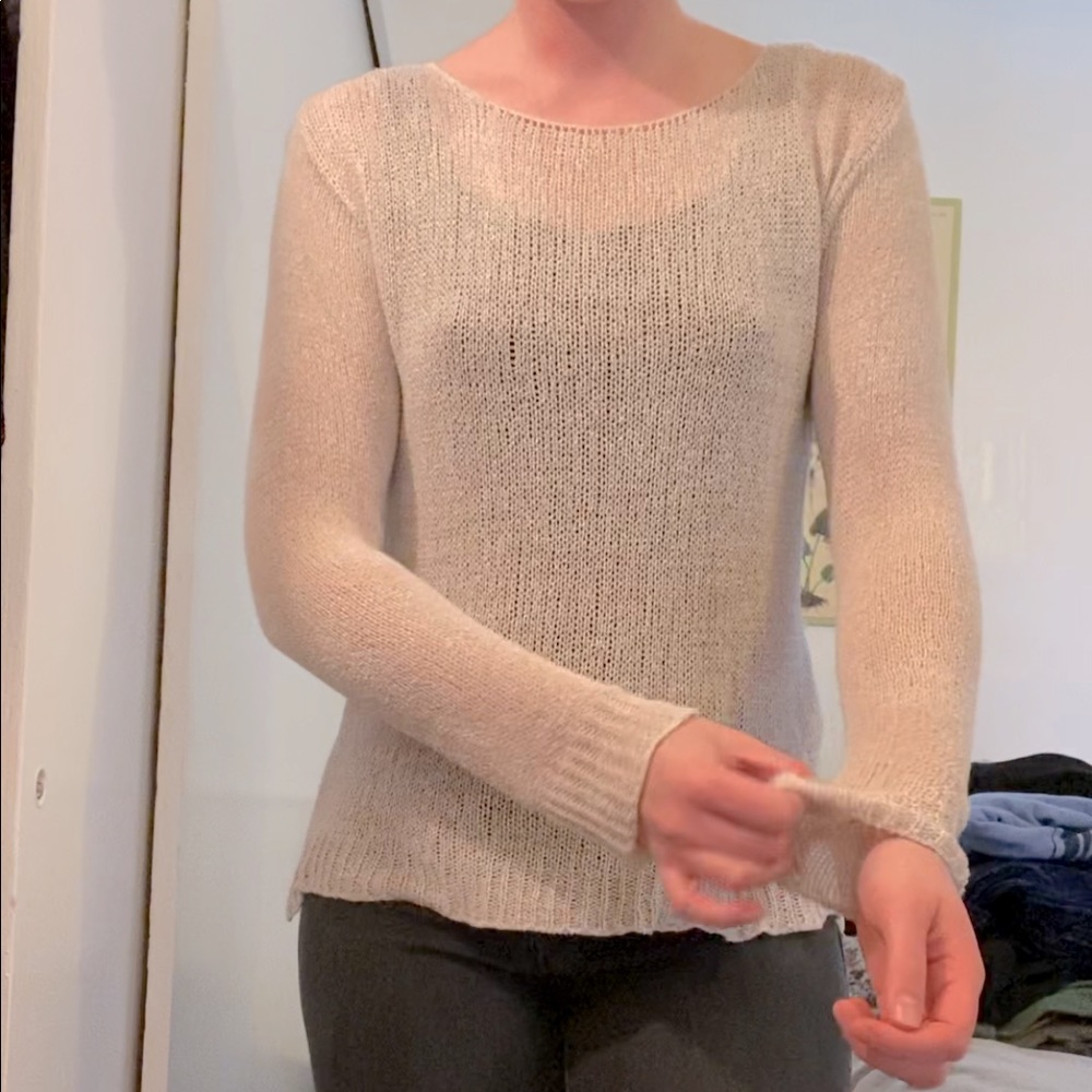 Sheer Italian Sweater